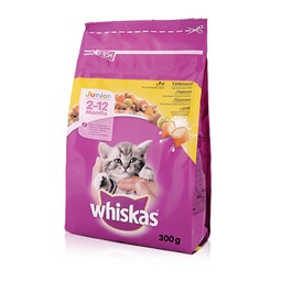 WHISKAS® Junior szárazeledel csirkével 300g / 950g image